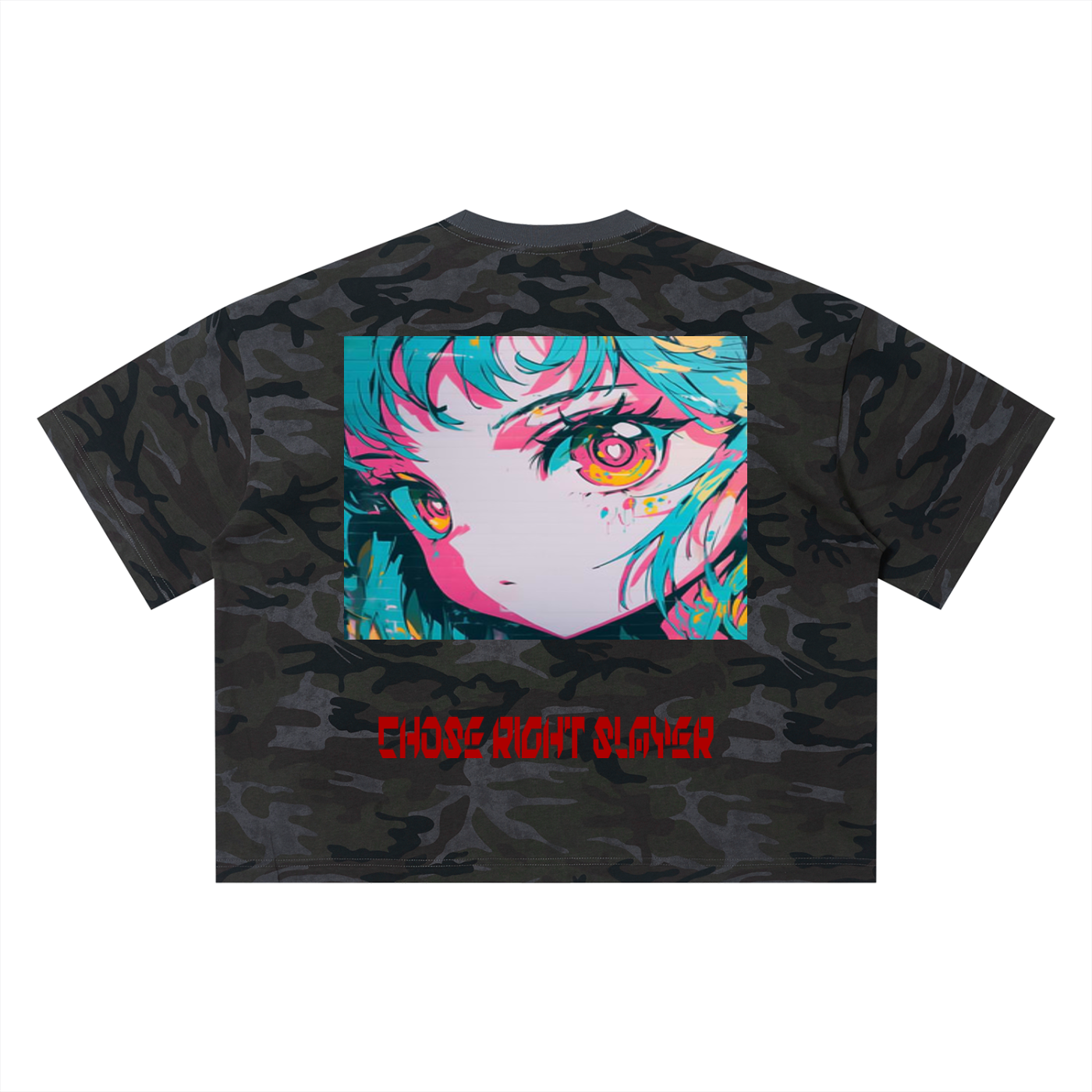 Unisex Camo Boxy T-Shirt