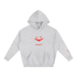 Oversize ODMPOD fleeced hoodie in soft fabric, featuring a relaxed fit with a cozy, plush texture and a front pocket.