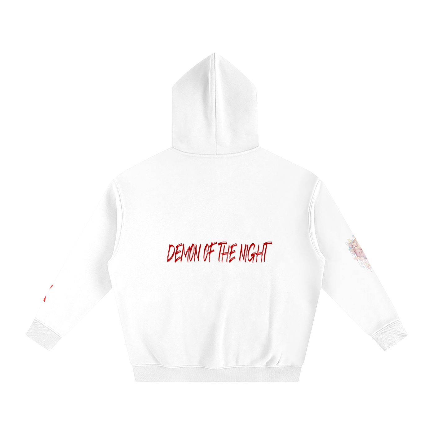ODMPOD oversize fleeced hoodie in soft fabric, featuring a relaxed fit and cozy design with hood and long sleeves.