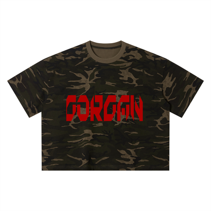Unisex Camo Boxy T-Shirt