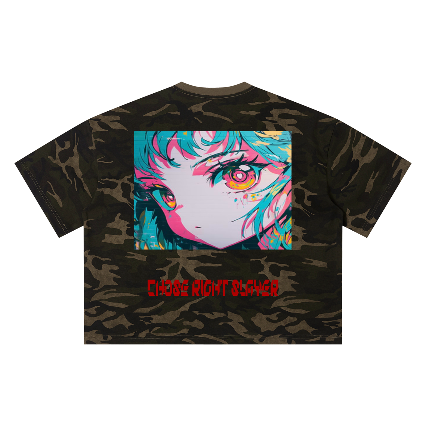 Unisex Camo Boxy T-Shirt